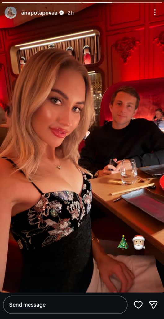 Anastasia Potapova and her boyfriend Tallon Griekspoor