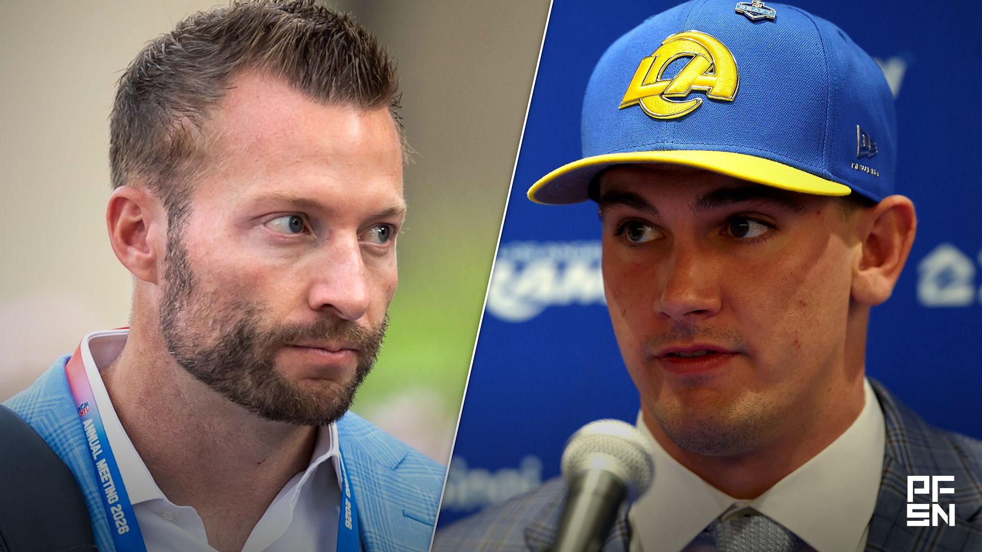 ‘Using the GM To Save Face’ — NFL Executive Calls Out Sean McVay’s Bizarre Reaction to Ty Simpson Selection