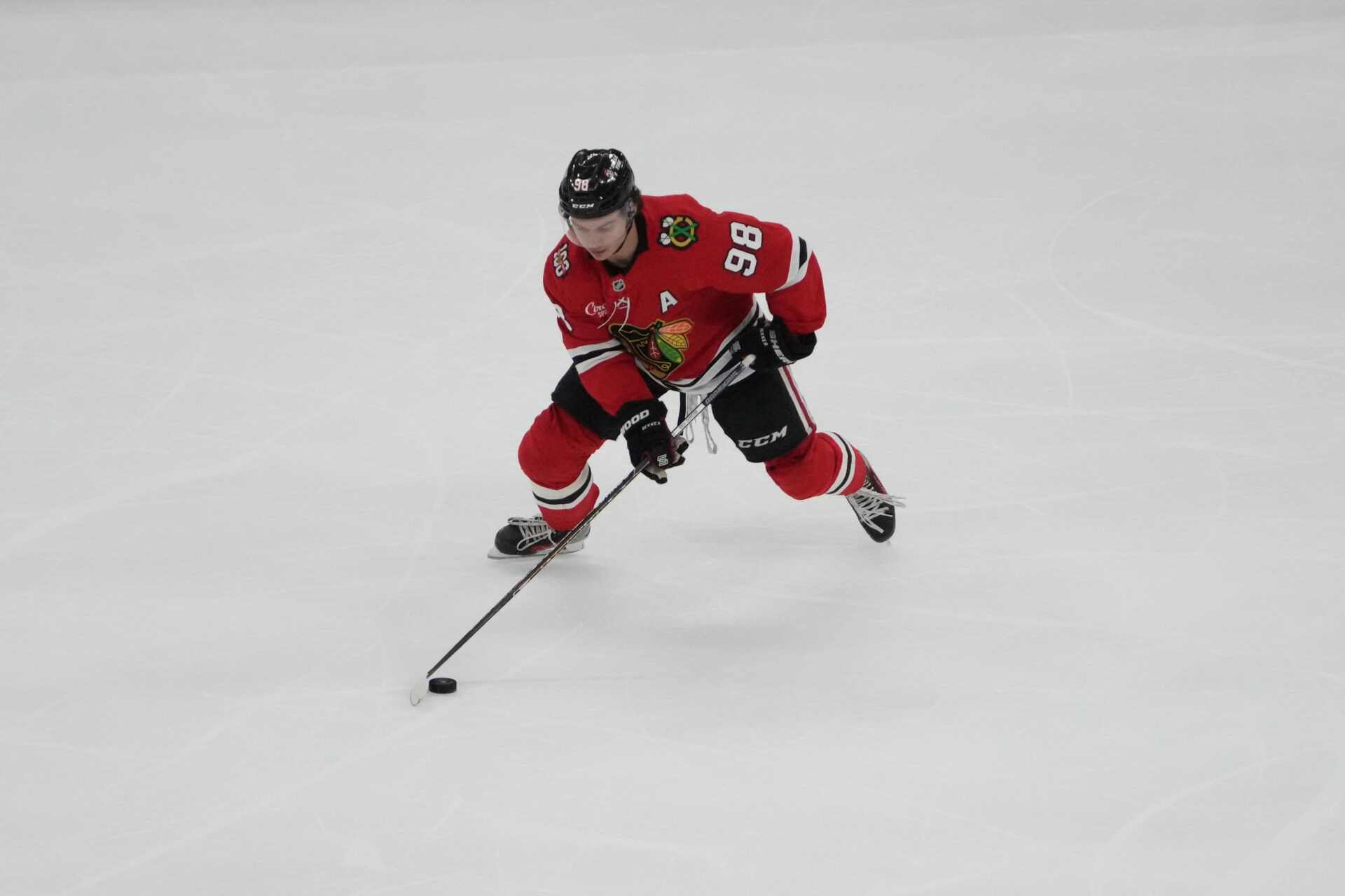 Chicago Blackhawks center Connor Bedard (98) at United Center.