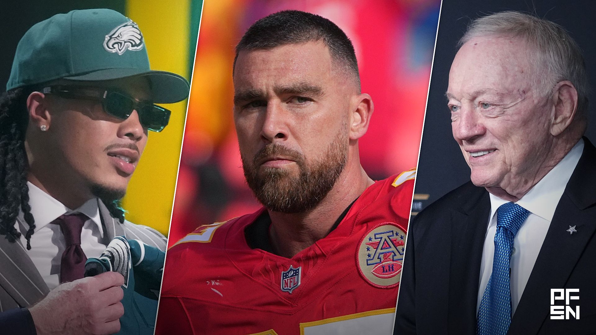 'Whoop Everybody's A**' -- Travis Kelce Backs Jerry Jones' Cutthroat Logic for Helping Eagles Draft Makai Lemon