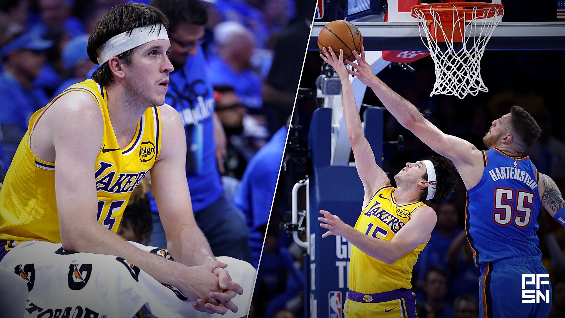 'FLAT-OUT PATHETIC' -- NBA World Rips Austin Reaves' Historically Bad Game 1 Performance vs. Thunder