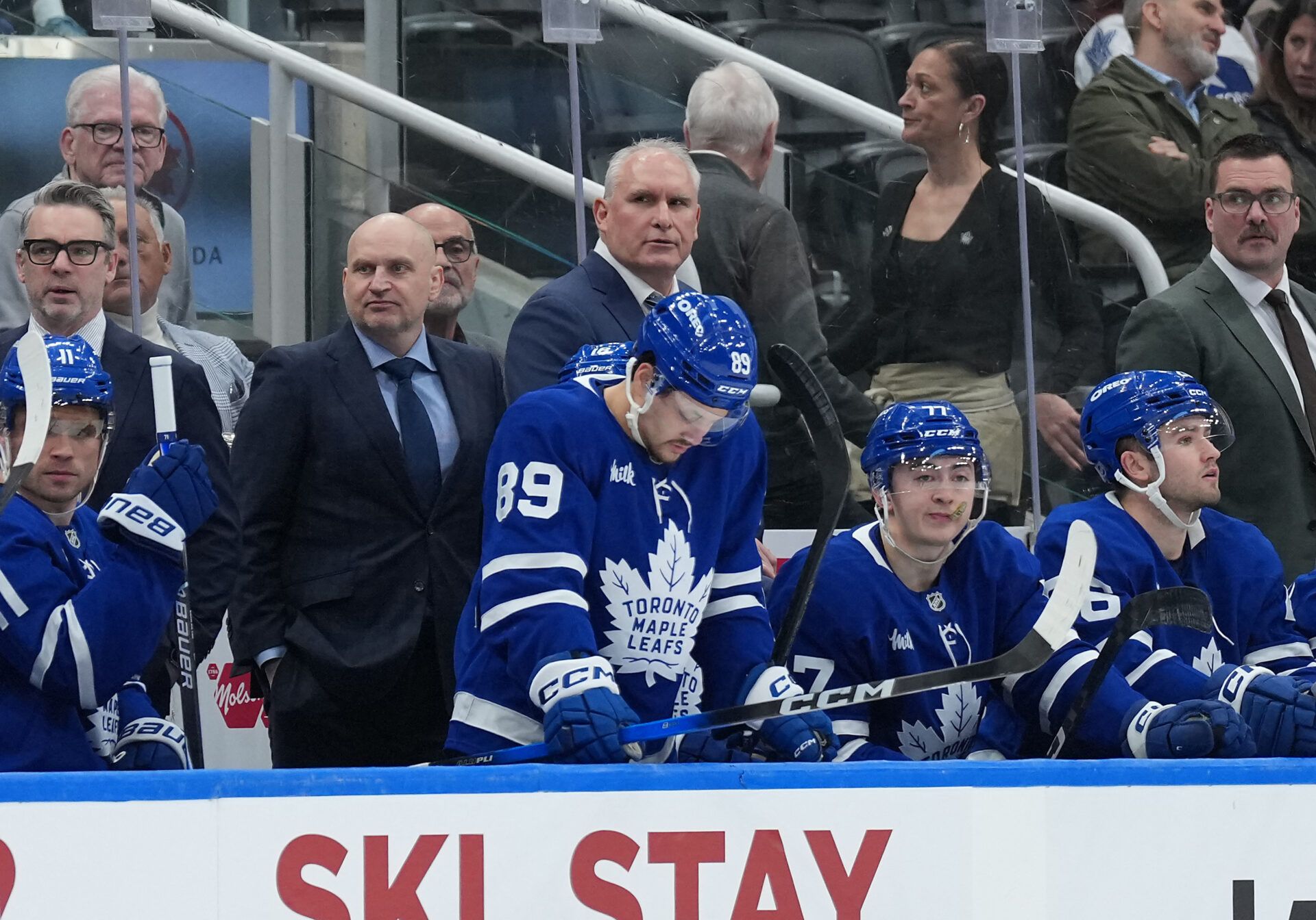 Former Toronto Maple Leafs head coach Craig Berube at Scotiabank Arena.