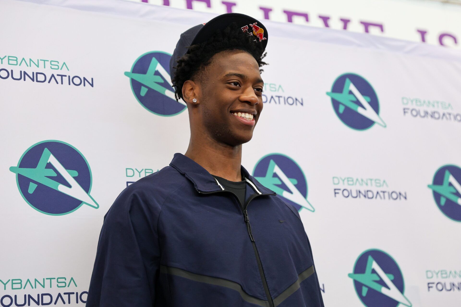 Brockton’s AJ Dybantsa spends time with Davis School students after declaring for the 2026 NBA Draft at Davis School (K-8) in Brockton, Massachusetts on Thursday, April 23, 2026.