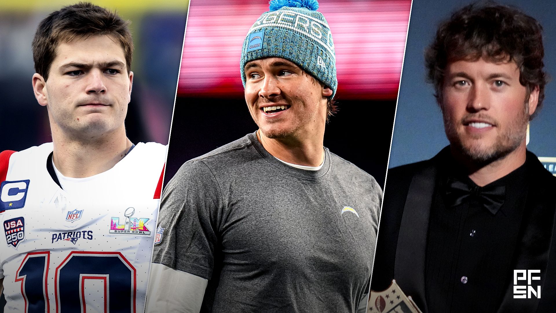 ‘Undermines the Sport’ -- Ex-NFL LB Takes Issue With Justin Herbert Getting Ranked Ahead of Drake Maye, Matthew Stafford