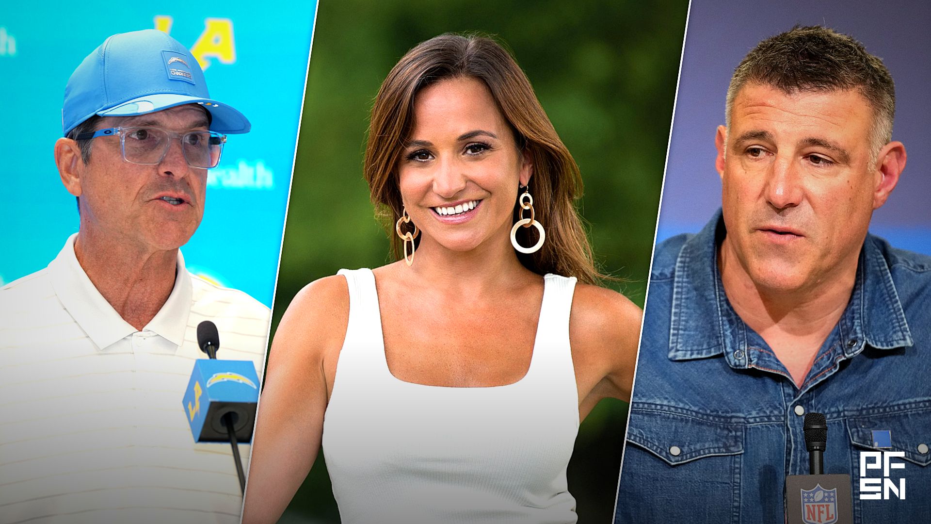 ‘Holy Sh*t’ -- NFL World Reacts to Chargers’ 5-Word Roast of Mike Vrabel-Dianna Russini Scandal in Schedule Release