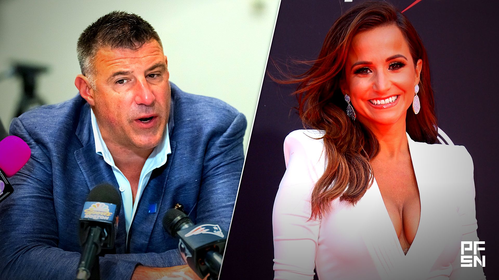 'We're Going to Leave It At That' -- ESPN Awkwardly Brushes Past Mike Vrabel-Dianna Russini Scandal on NFL Schedule Release Show