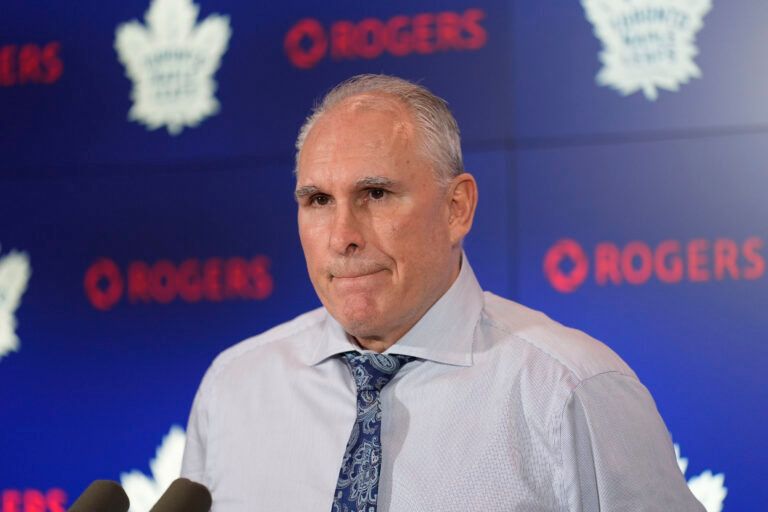 Former Toronto Maple Leafs head coach Craig Berube at Scotiabank Arena.