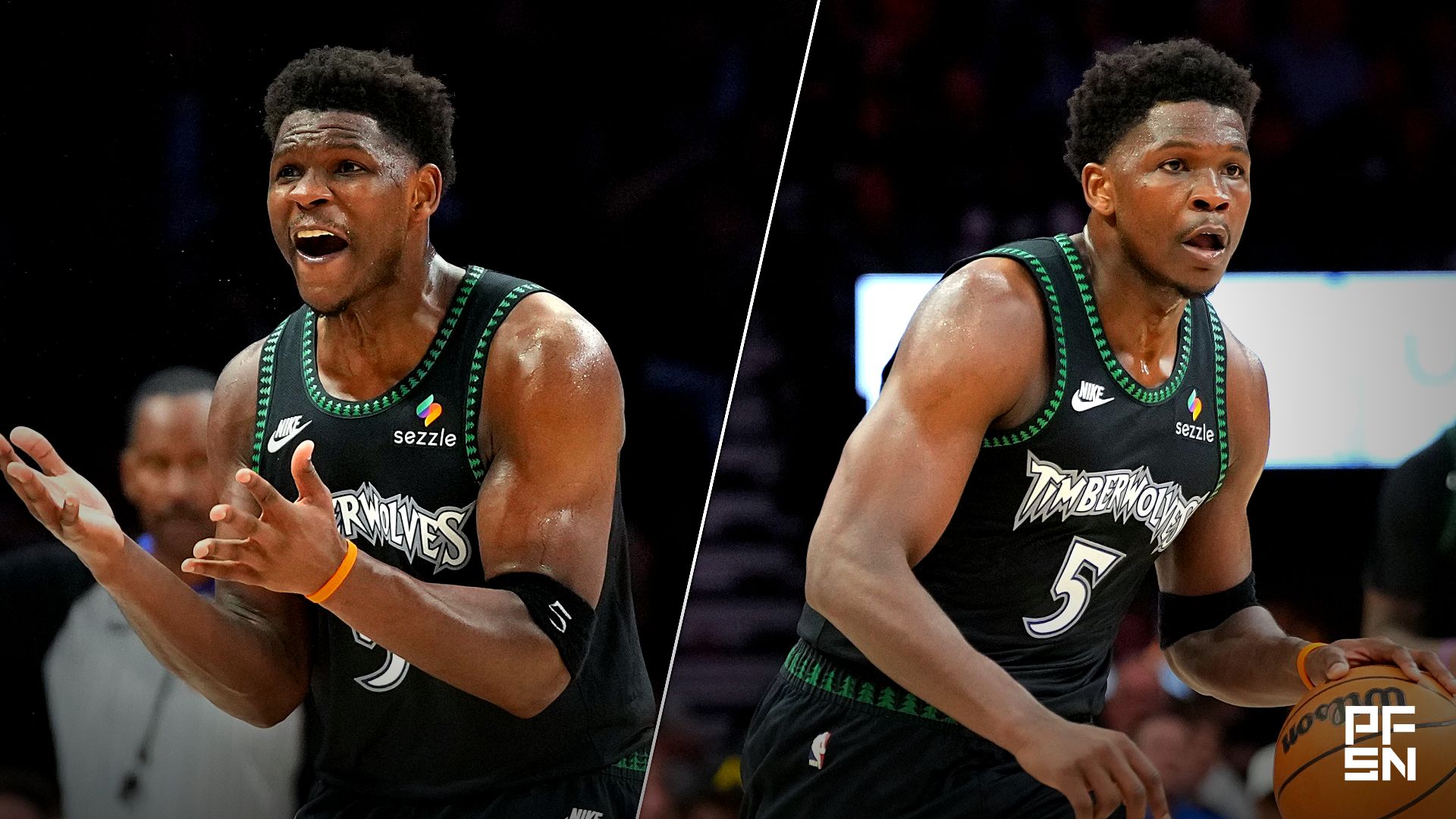 Collage featuring NBA: Playoffs-San Antonio Spurs at Minnesota Timberwolves and NBA: Playoffs-San Antonio Spurs at Minnesota Timberwolves.
Jesse Johnson-Imagn Images