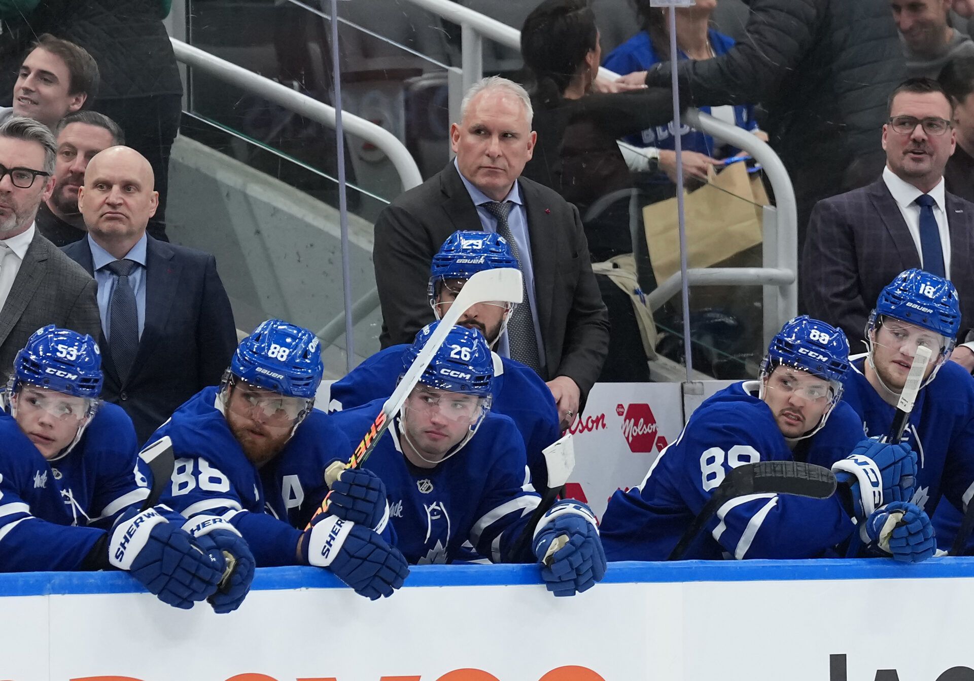Former Toronto Maple Leafs head coach Craig Berube at Scotiabank Arena.
