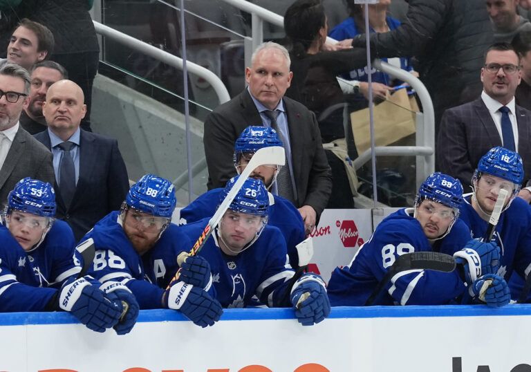 Former Toronto Maple Leafs head coach Craig Berube at Scotiabank Arena.