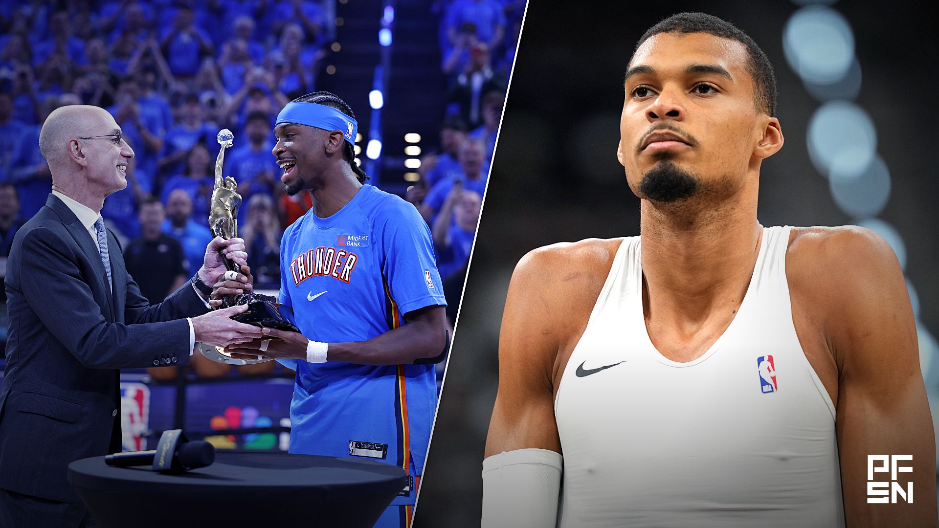 'Out For BLOOD' -- NBA World Reacts to Victor Wembanyama's 'LIVID' Reaction to Shai Gilgeous-Alexander's MVP Win