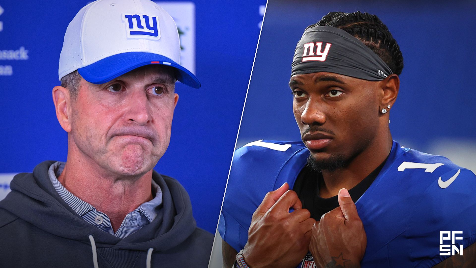 'This Is Scary' — NFL World Reacts To Giants HC John Harbaugh's Worrying Malik Nabers Injury Update