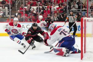 Montreal Canadiens against Carolina Hurricanes.