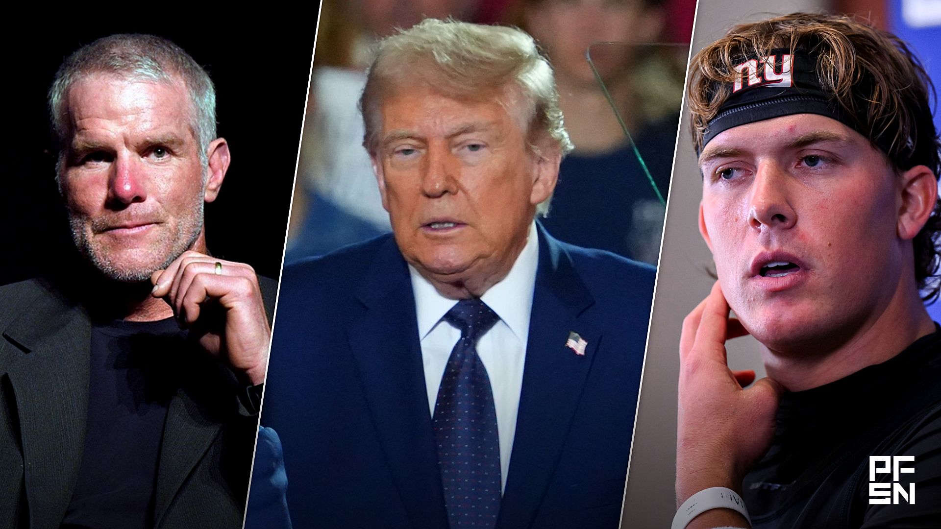 NFL Legend Brett Favre Shows Support for Jaxson Dart Amid Backlash for Introducing President Donald Trump