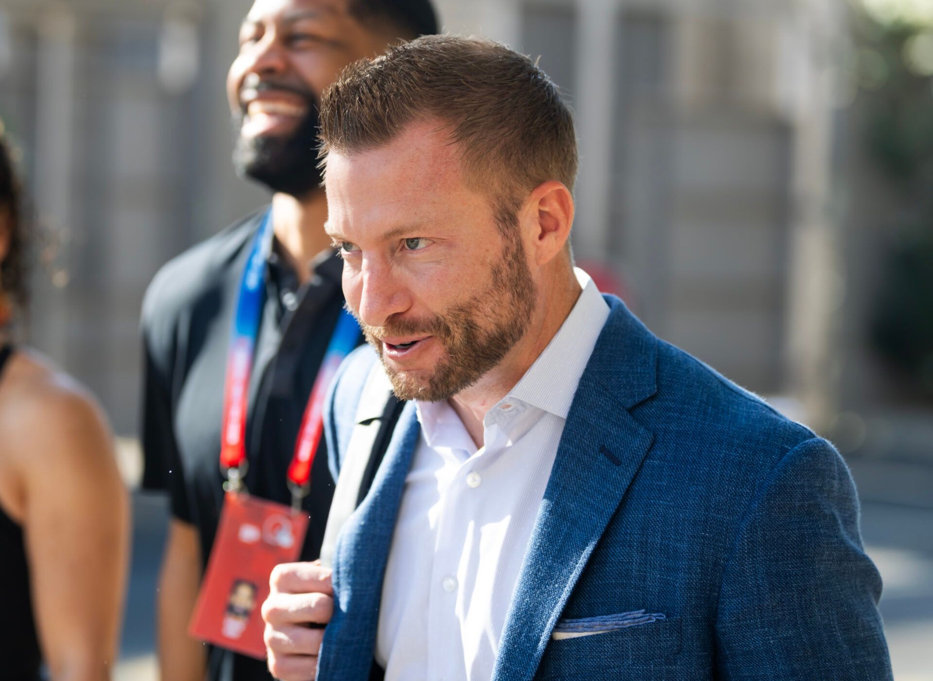 Los Angeles Rams head coach Sean McVay during the 2026 NFL Annual League Meeting at the Arizona Biltmore.