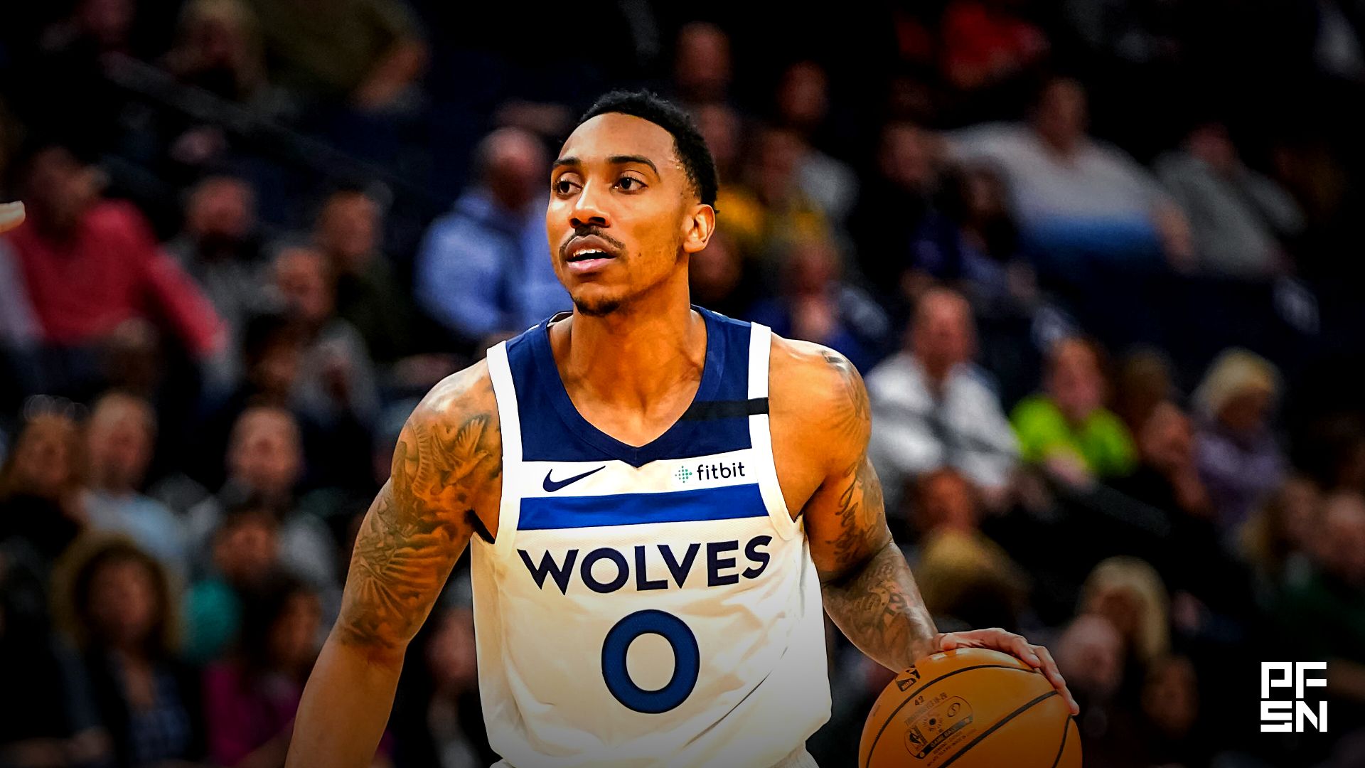 Minnesota Timberwolves guard Jeff Teague (0) at Target Center.