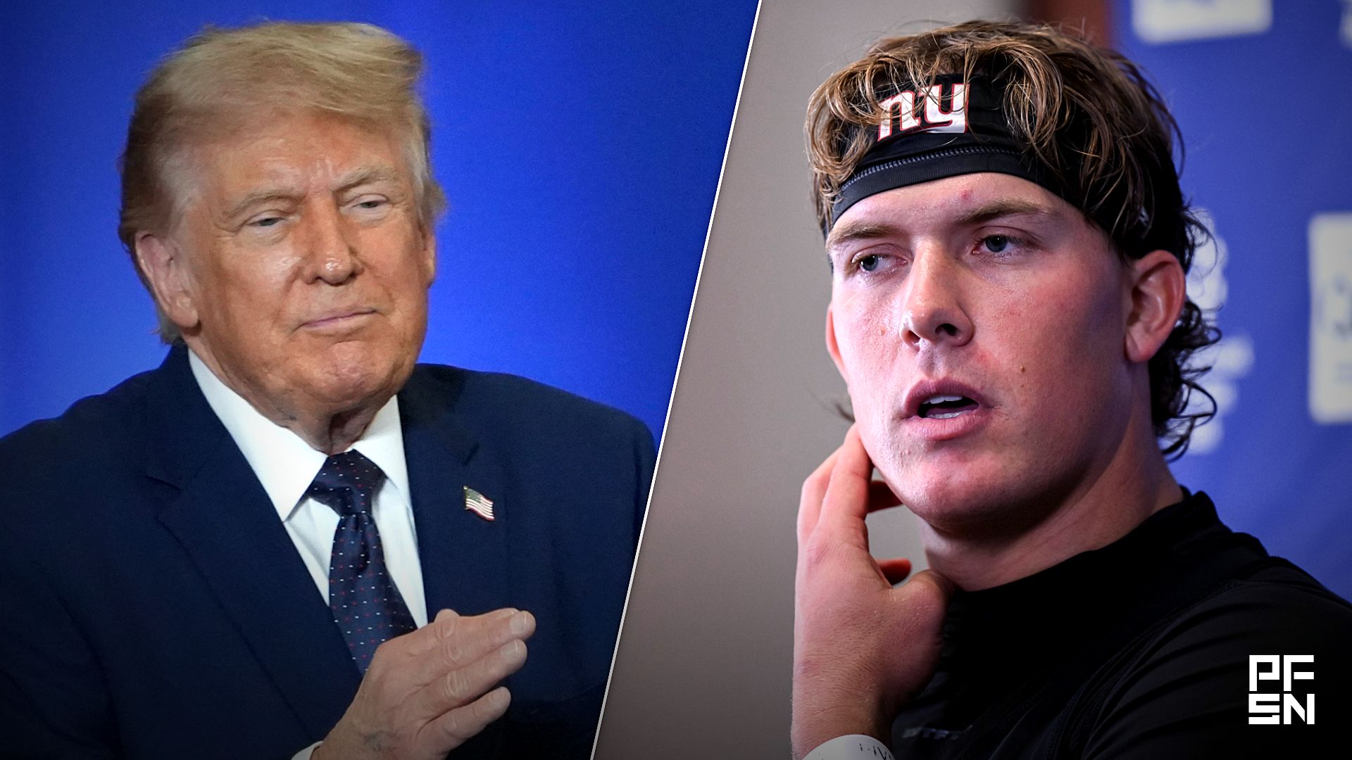 Giants QB Jaxson Dart Under Fire Again After His Instagram Likes Expose Support for President Donald Trump