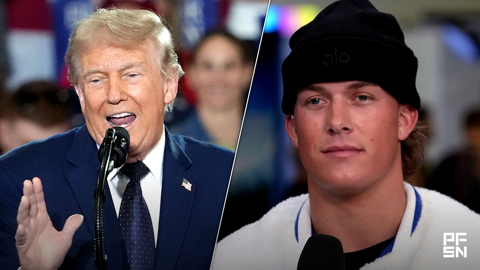 'The Definition of Stupidity and Racist' -- Pundit Rips Giants QB Jaxson Dart for Introducing President Donald Trump