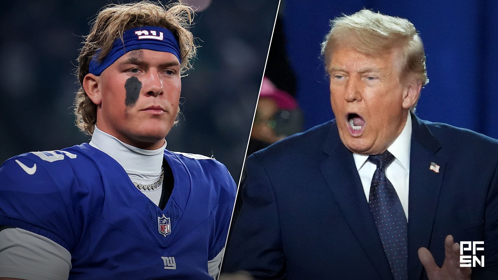 ‘I Love You, Sir’ — Donald Trump Reveals Giants QB Jaxson Dart’s Message to the President Before Introducing Him