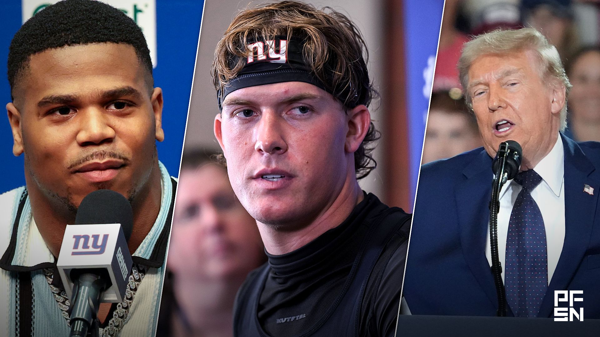 'PR Stunt' — NFL World Reacts As Jaxson Dart Shares Hug With Abdul Carter After Donald Trump Controversy