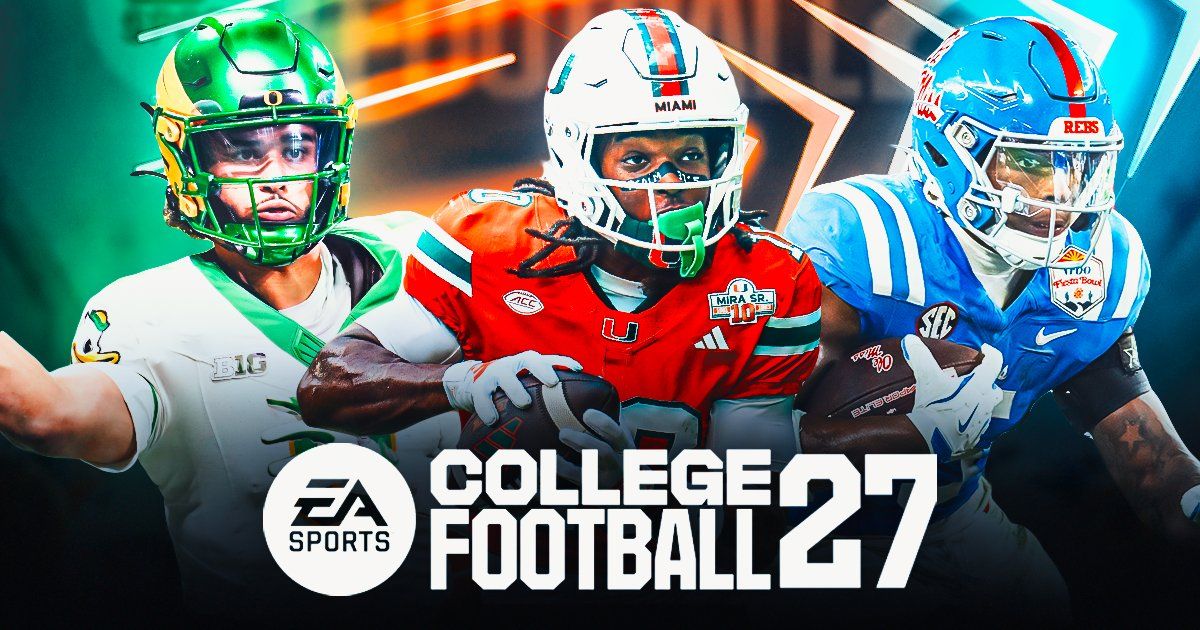 ‘Worst Cover Ever’ — CFB World Rips College Football 27 Cover Featuring Dante Moore, Malachi Toney, Kewan Lacy