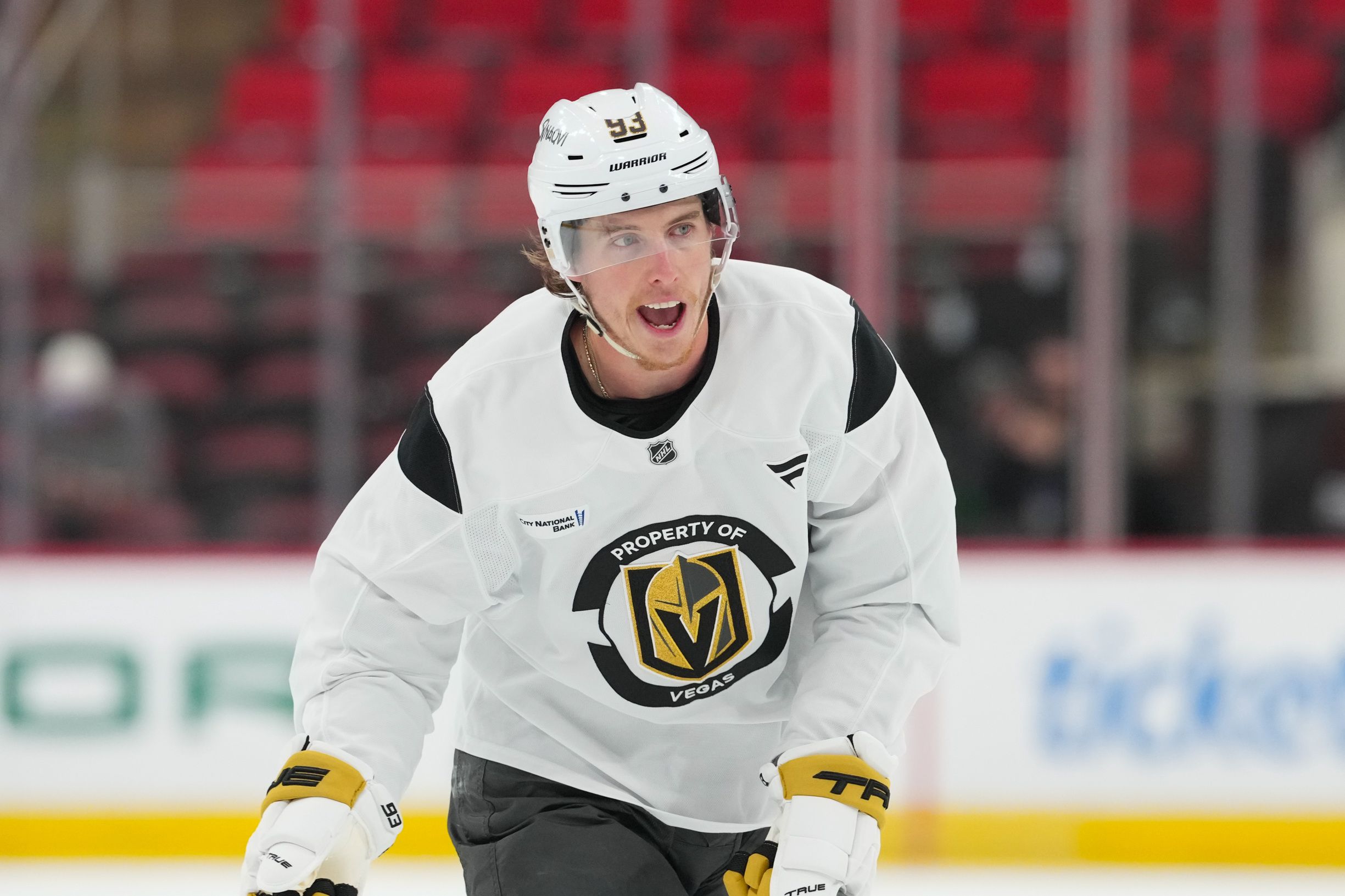 Vegas Golden Knights right wing Mitch Marner. 