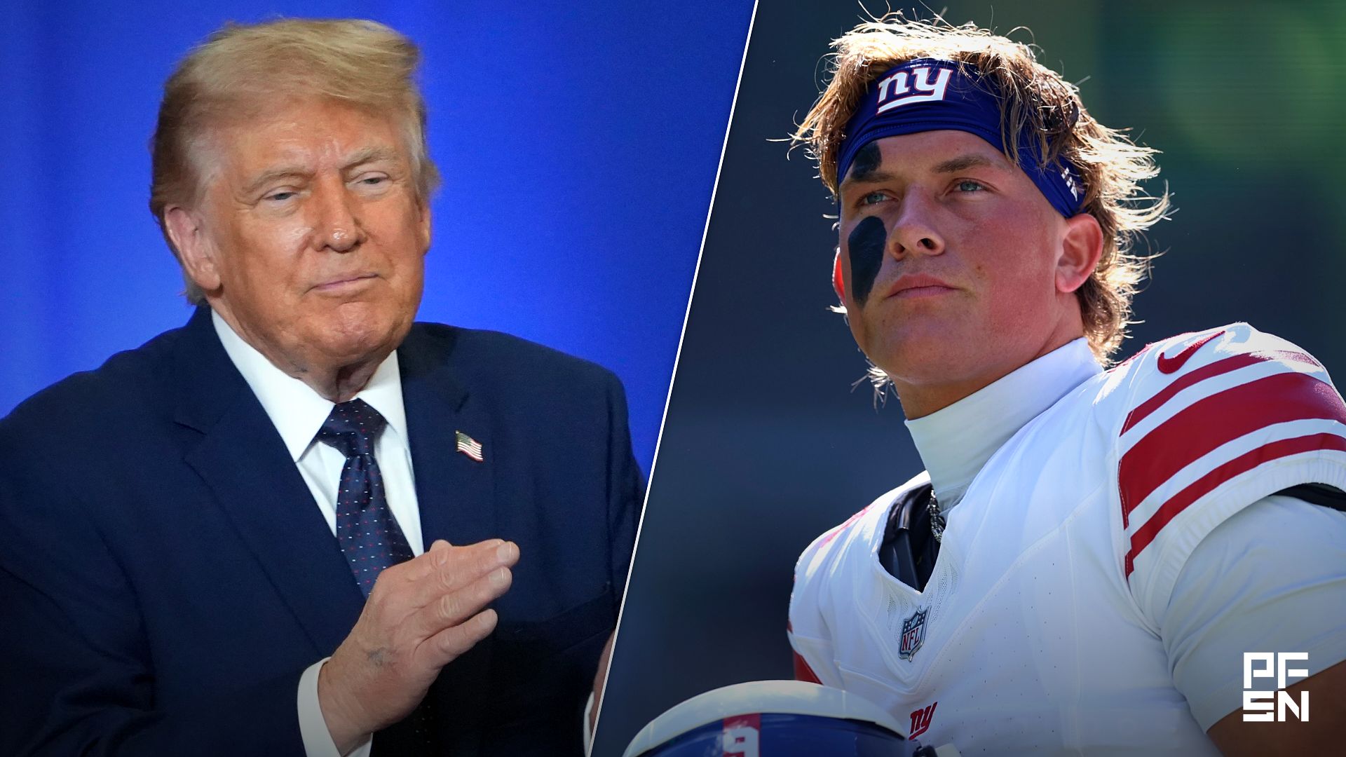 Giants QB Jaxson Dart Exposed For Sharing President Donald Trump's Polarizing Political Stances