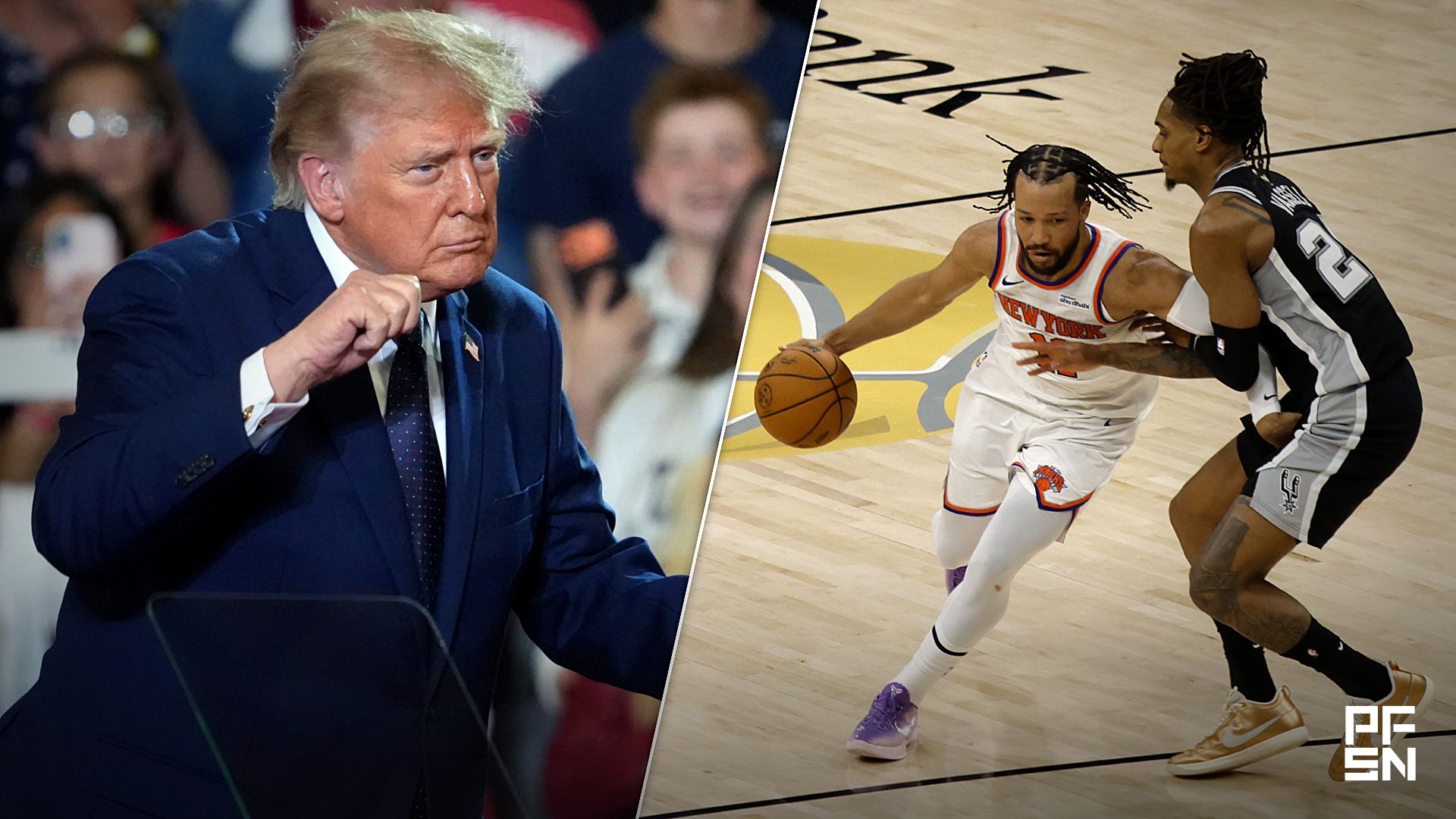 'I Don't Think They've Lost a Playoff Game' -- President Donald Trump Raves About Knicks, Confirms Plan To Attend NBA Finals