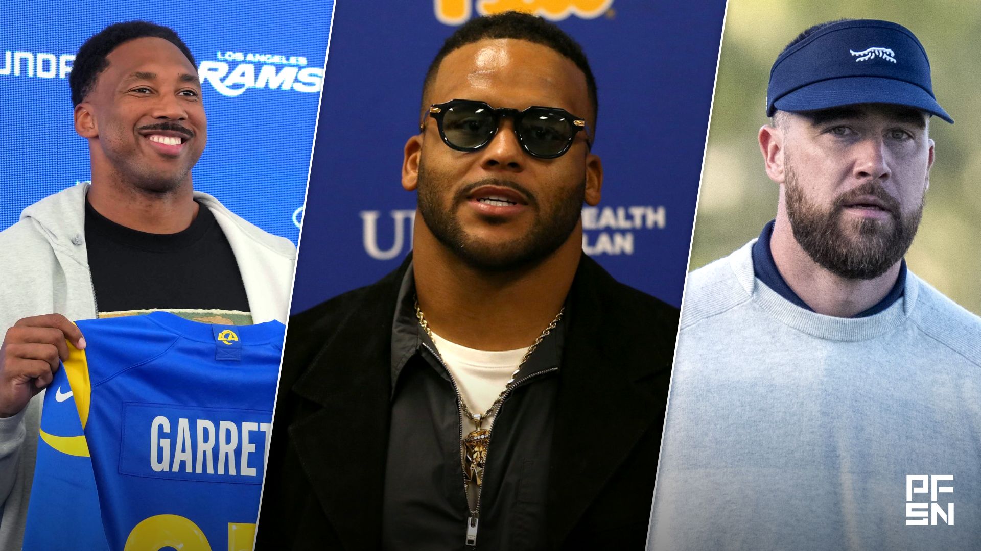 ‘I Would Start a Petition’ — Jason and Travis Kelce React to Potential Aaron Donald-Myles Garrett Team-Up on Rams