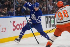 Toronto Maple Leafs forward Matthew Knies. 