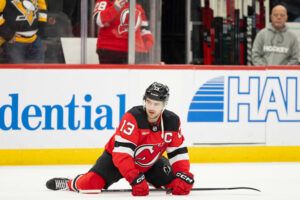 New Jersey Devils center Nico Hischier.