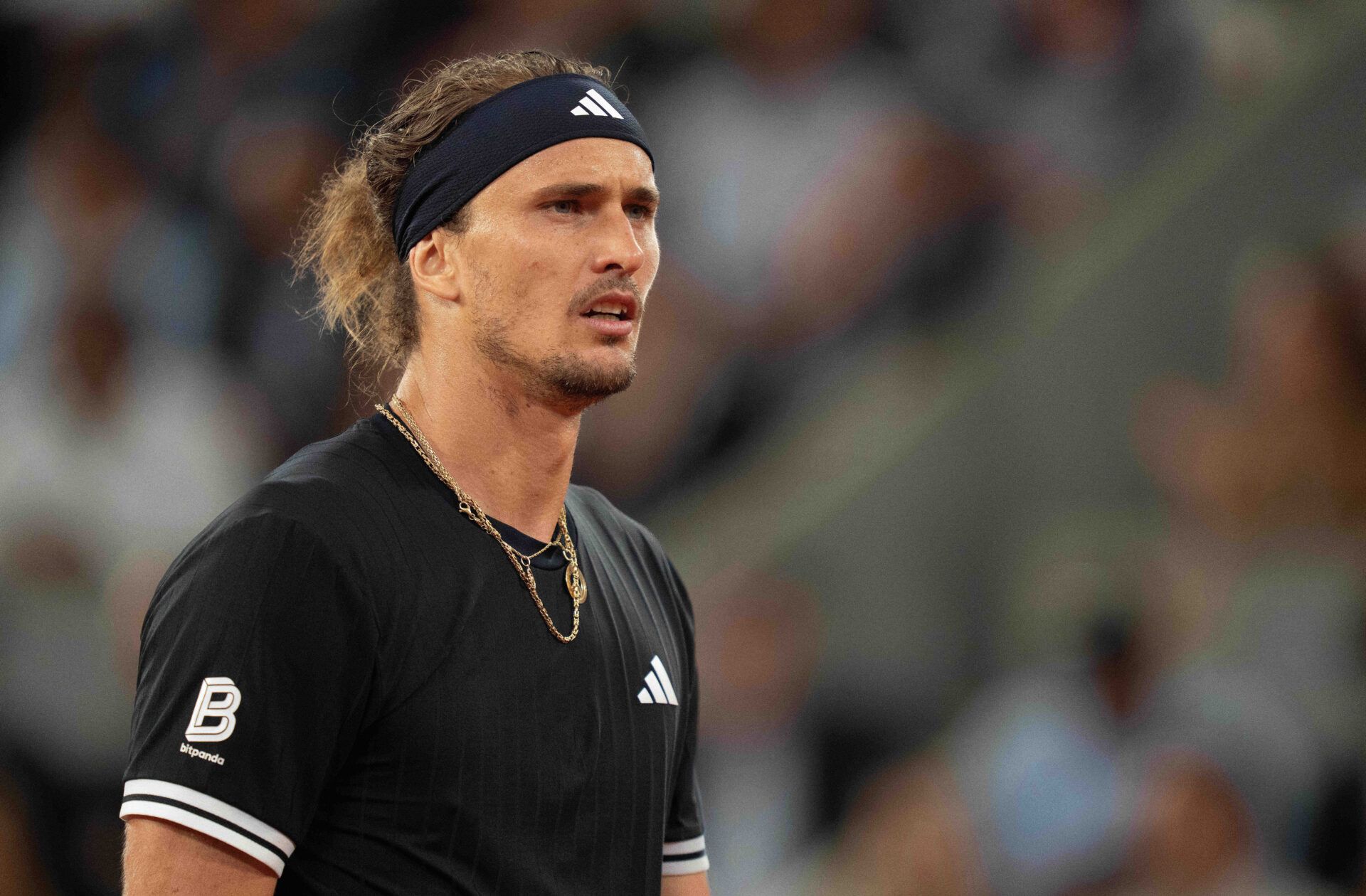 Alexander Zverev of Germany during his match against Rafael Jodar of Spain on day 10 at Stade Roland Garros.