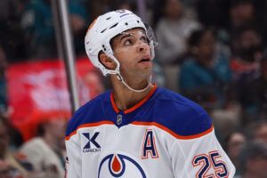 Edmonton Oilers defenseman Darnell Nurse.
