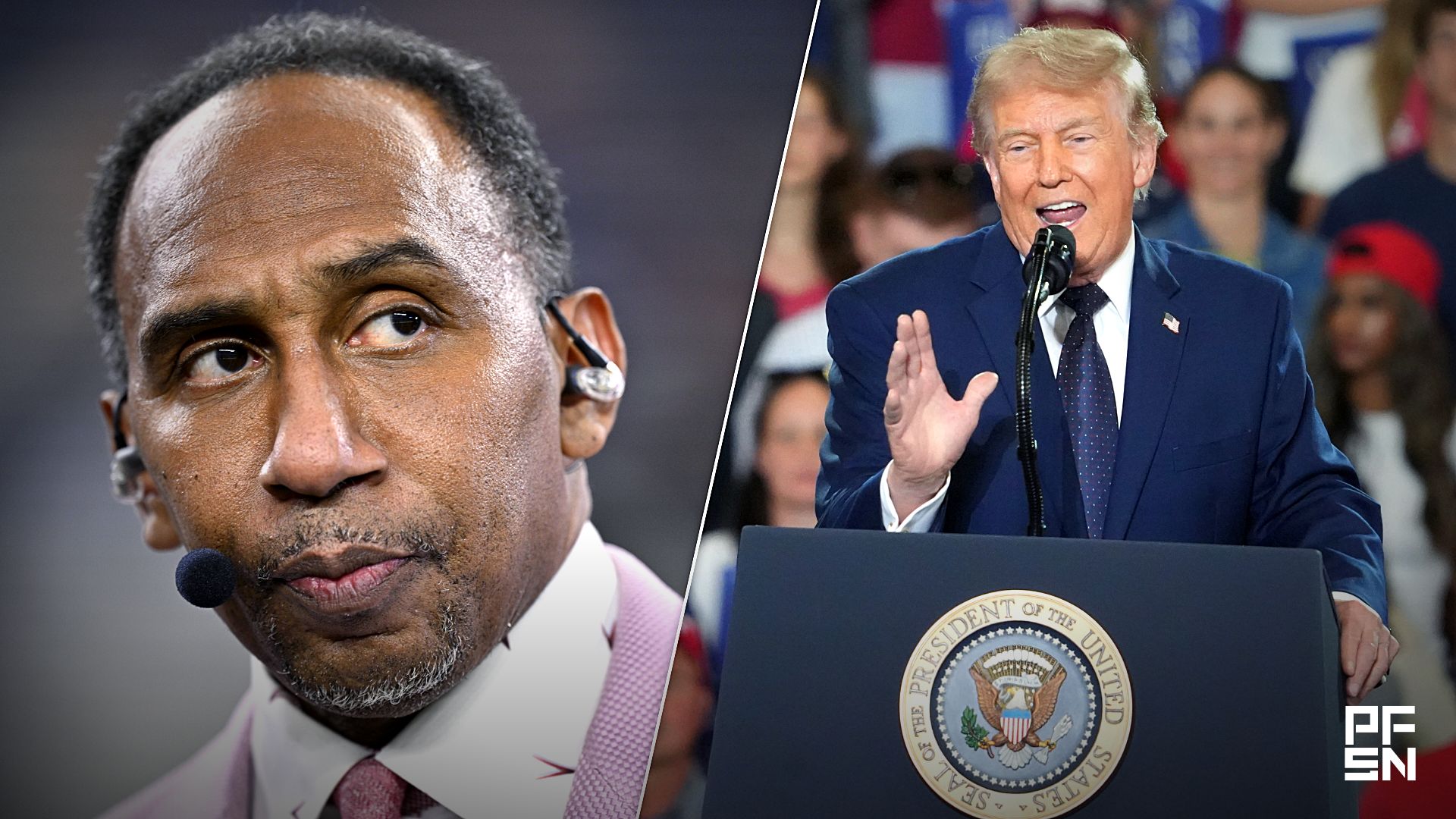 'You Need a High IQ' -- Donald Trump Disses Stephen A. Smith While Shooting Down ESPN Analyst's Potential Presidential Run