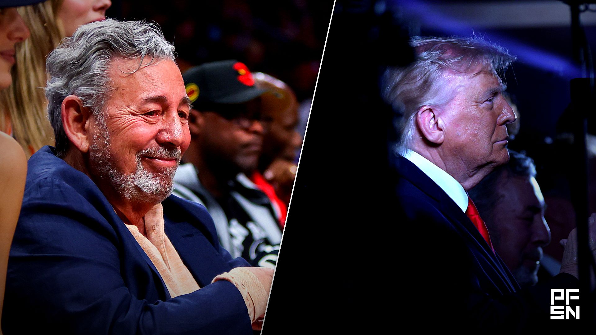 Collage featuring NBA: Playoffs-New York Knicks at Atlanta Hawks and NBA: Finals-San Antonio Spurs at New York Knicks.
Brett Davis-Imagn Images / Vincent Carchietta-Imagn Images