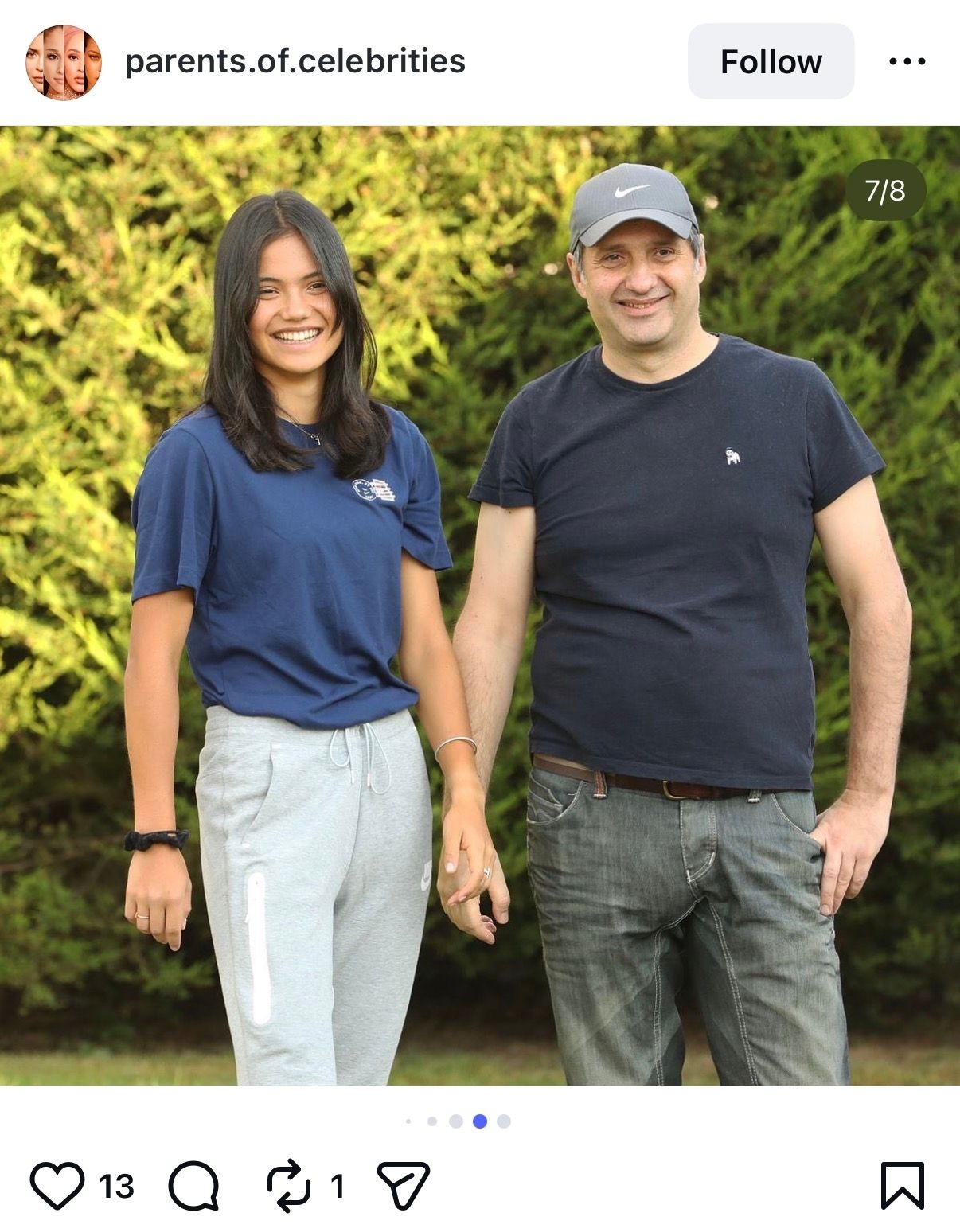 Emma Raducanu With Her Father Ion