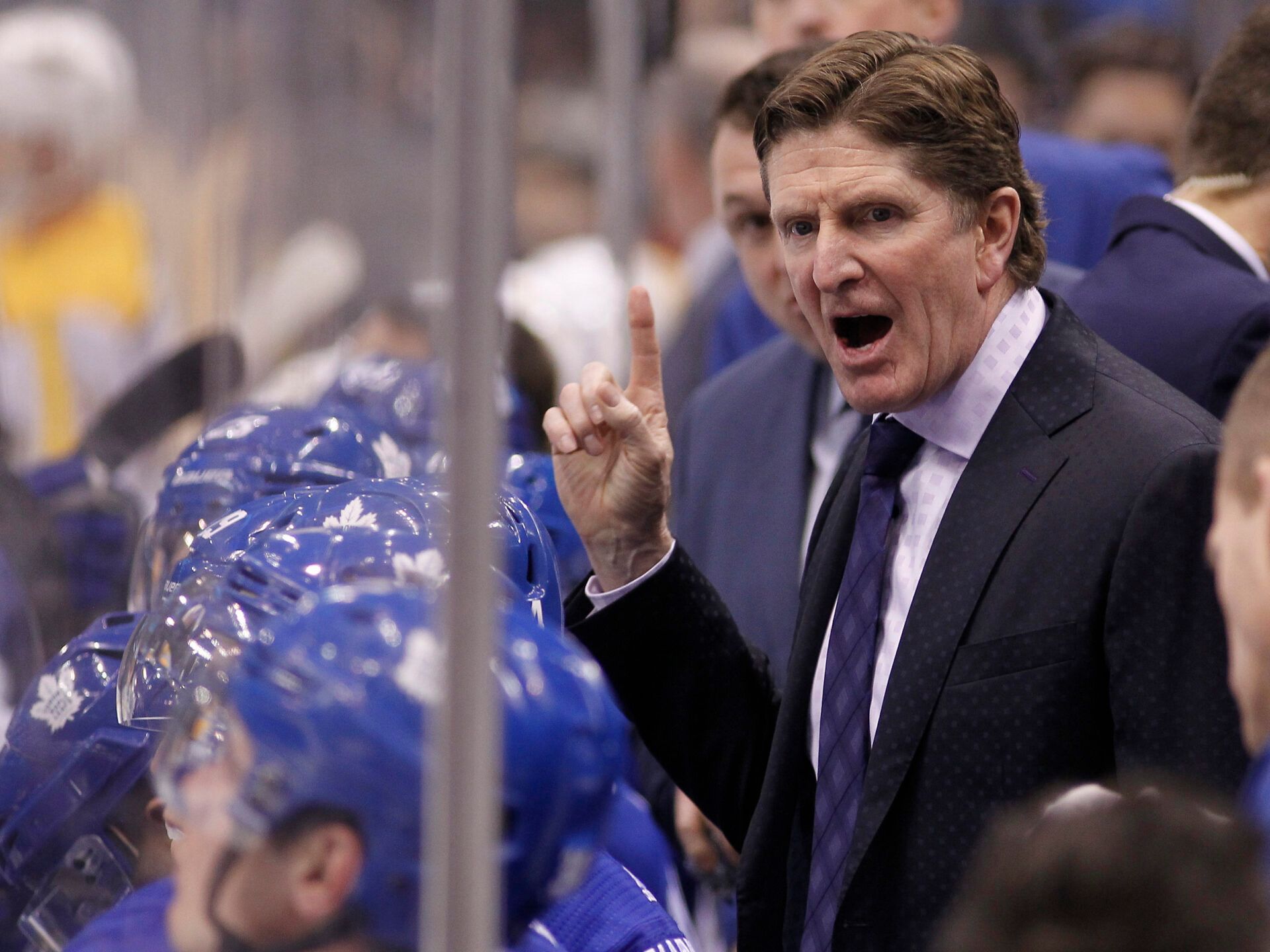 Former head coach Mike Babcock.