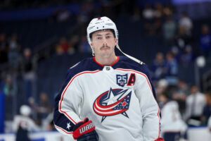 Columbus Blue Jackets defenseman Zach Werenski.