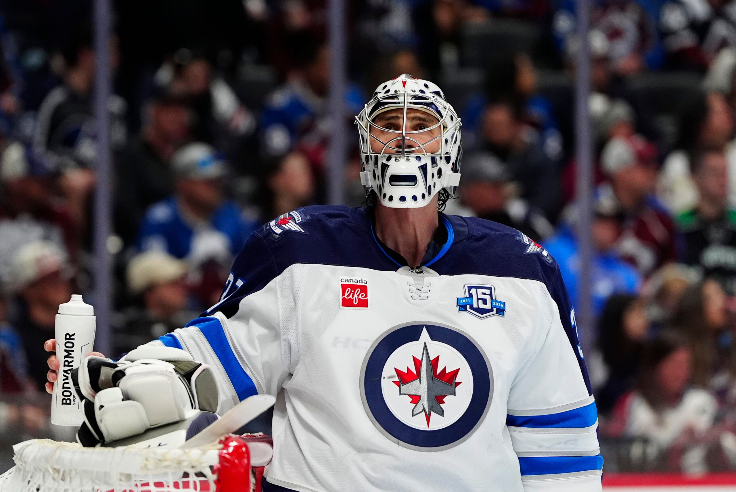 Winnipeg Jets goaltender Connor Hellebuyck.