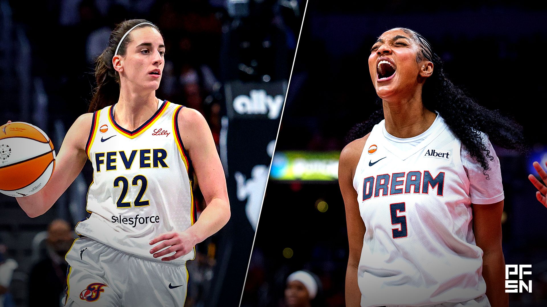 Collage featuring BASKETBALL-WNBA-ATL-IND/ and BASKETBALL-WNBA-IND-ATL/.
IMAGN IMAGES via Reuters Connect