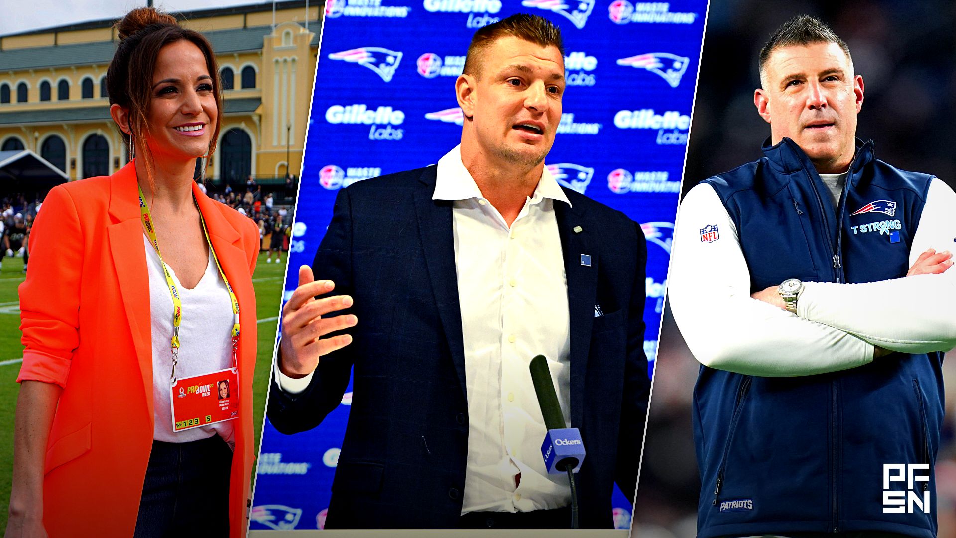 Rob Gronkowski Makes Feelings Clear on How Patriots Can Overcome Mike Vrabel-Dianna Russini Scandal