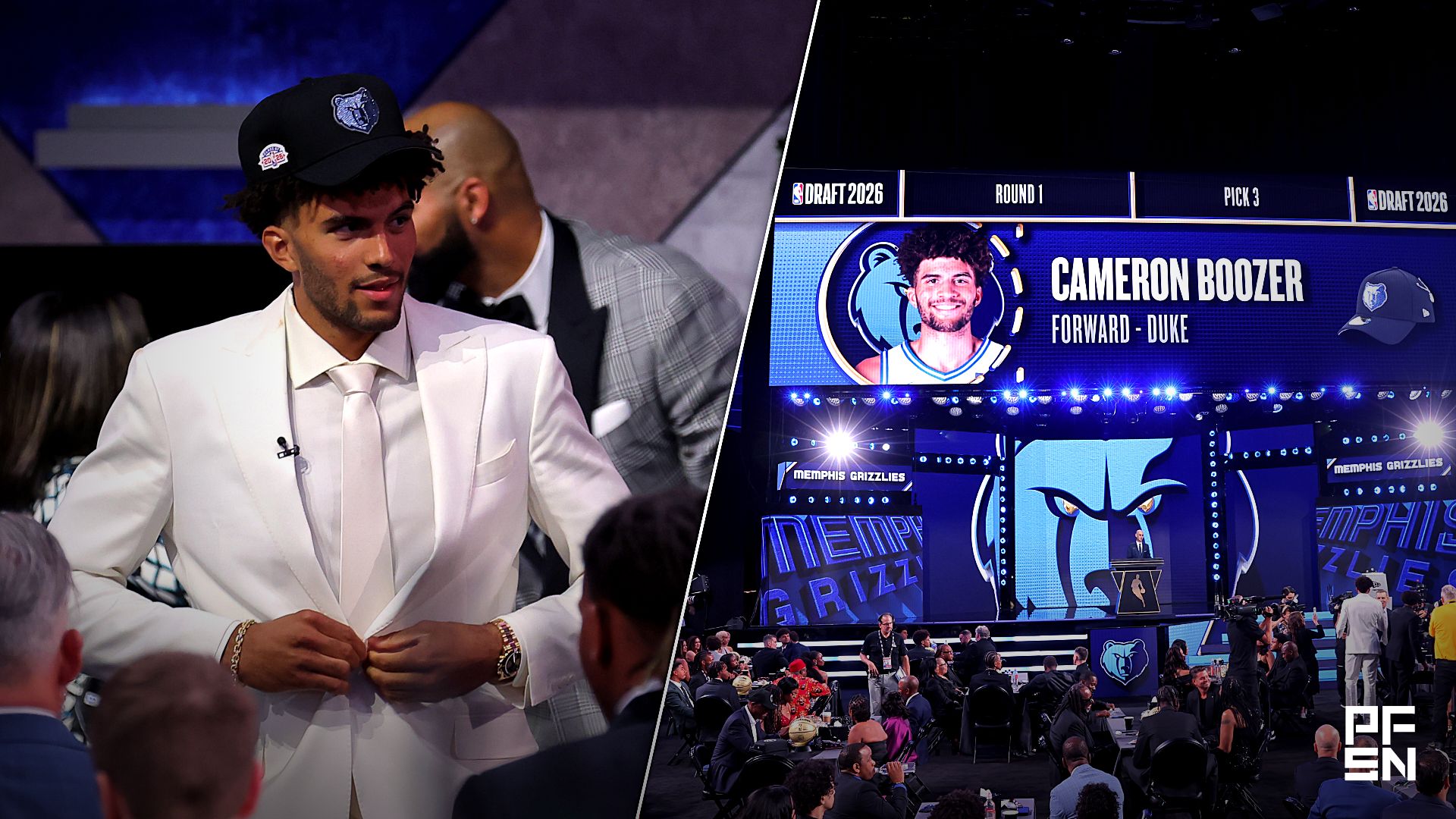 'Face of the Franchise,' 'So Perfect' -- NBA World Reacts As Grizzlies Pick Cameron Boozer No. 3 Overall in 2026 Draft