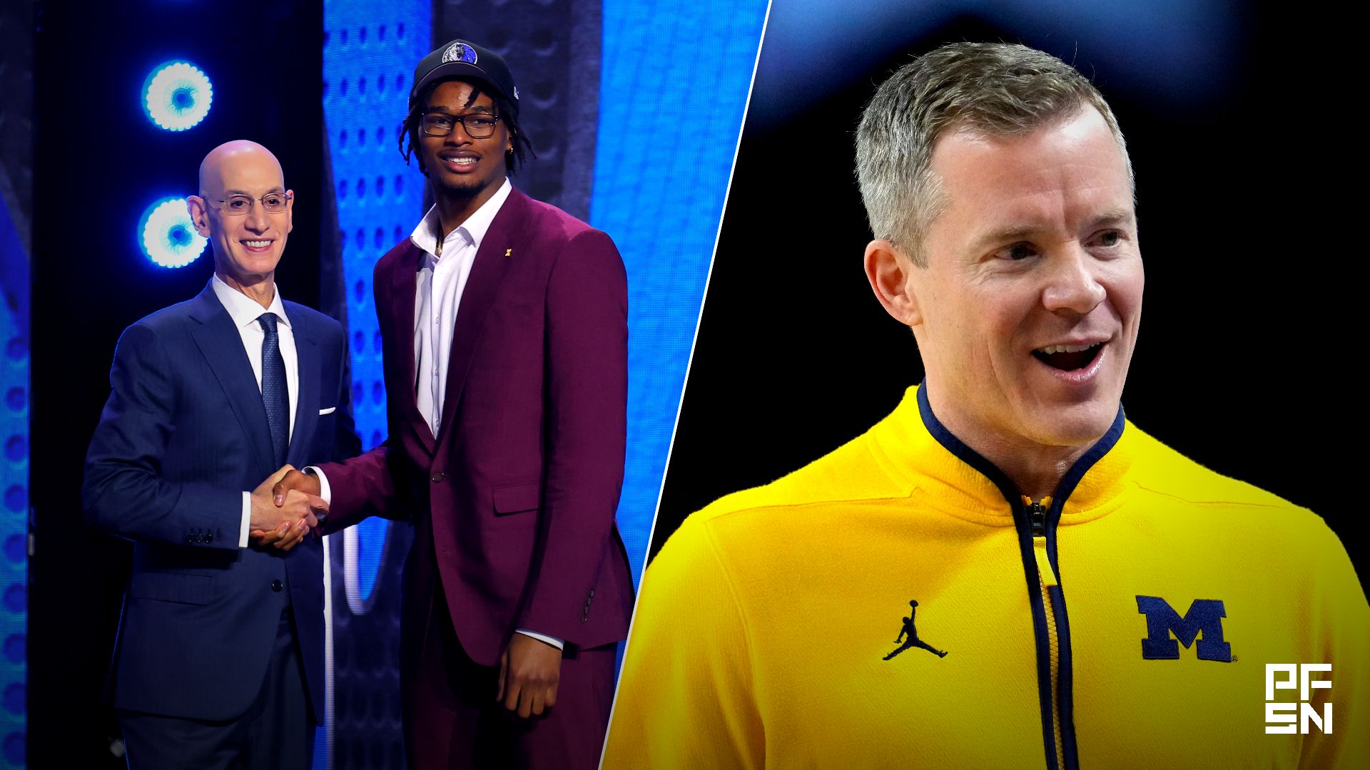 'The Michigan Mavs!' -- No. 9 Draft Pick Morez Johnson Jr. Breaks Silence on Reuniting With HC Dusty May in Dallas