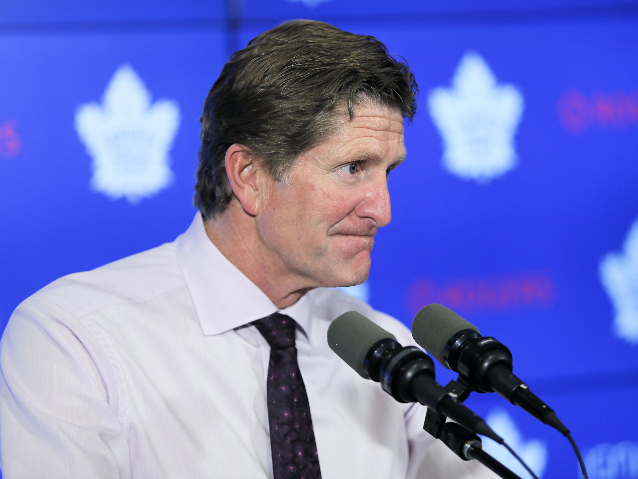 Oilers head coach Mike Babcock.