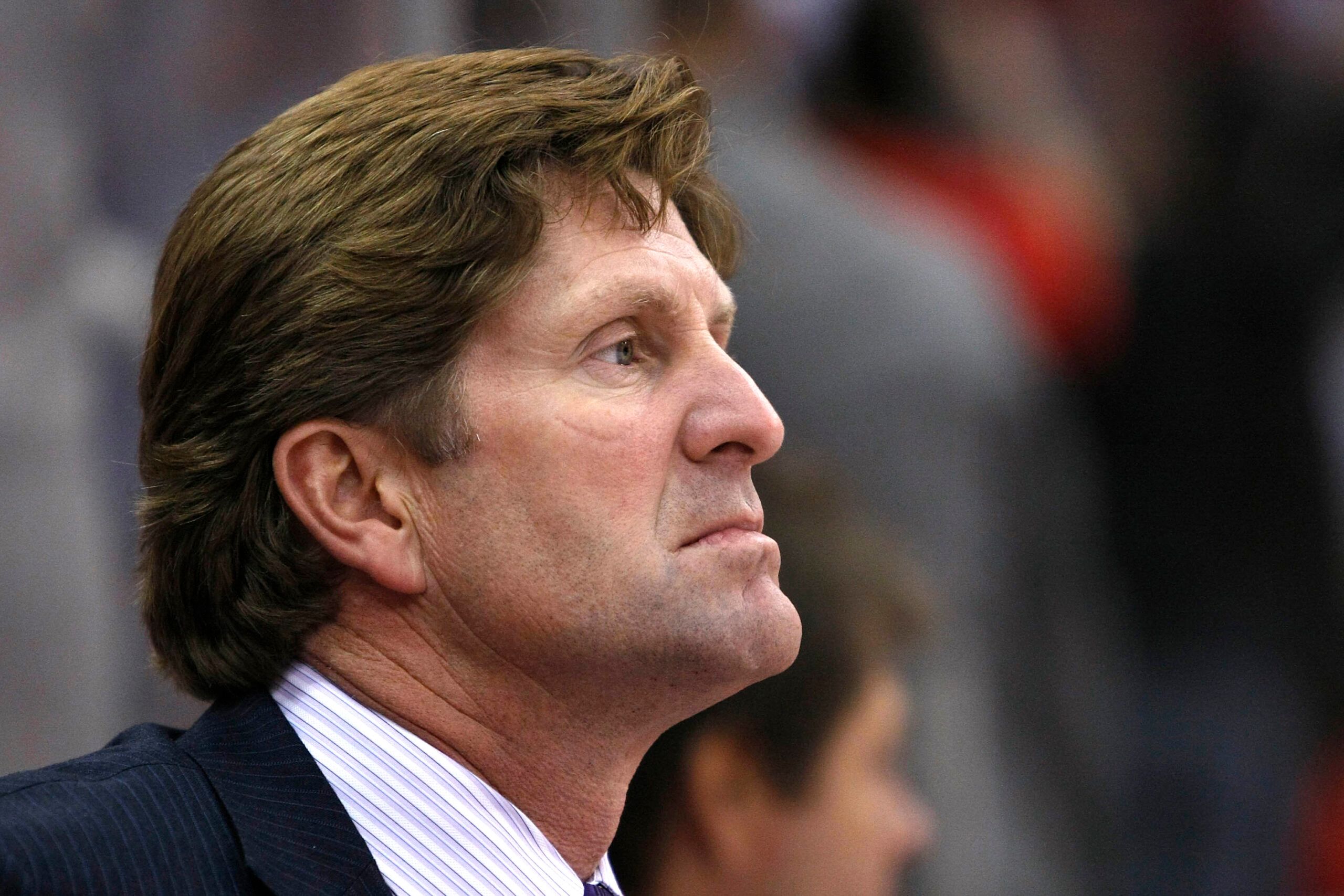 Oilers head coach Mike Babcock. 
