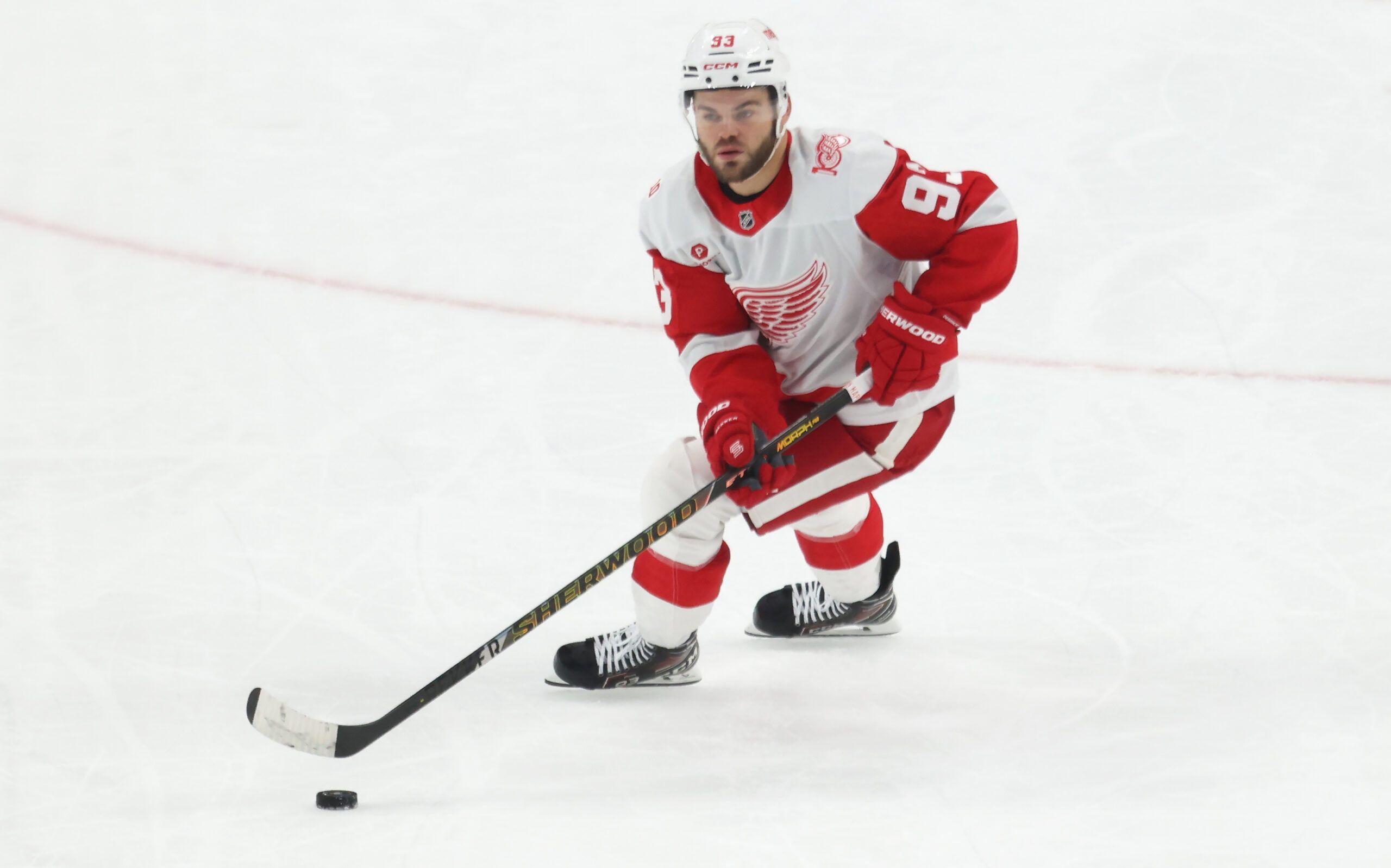 Detroit Red Wings right wing Alex DeBrincat.