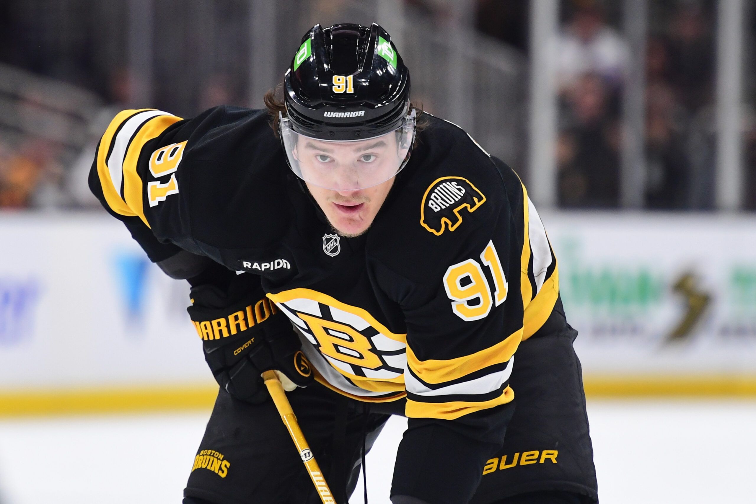 Boston Bruins defenseman Nikita Zadorov.