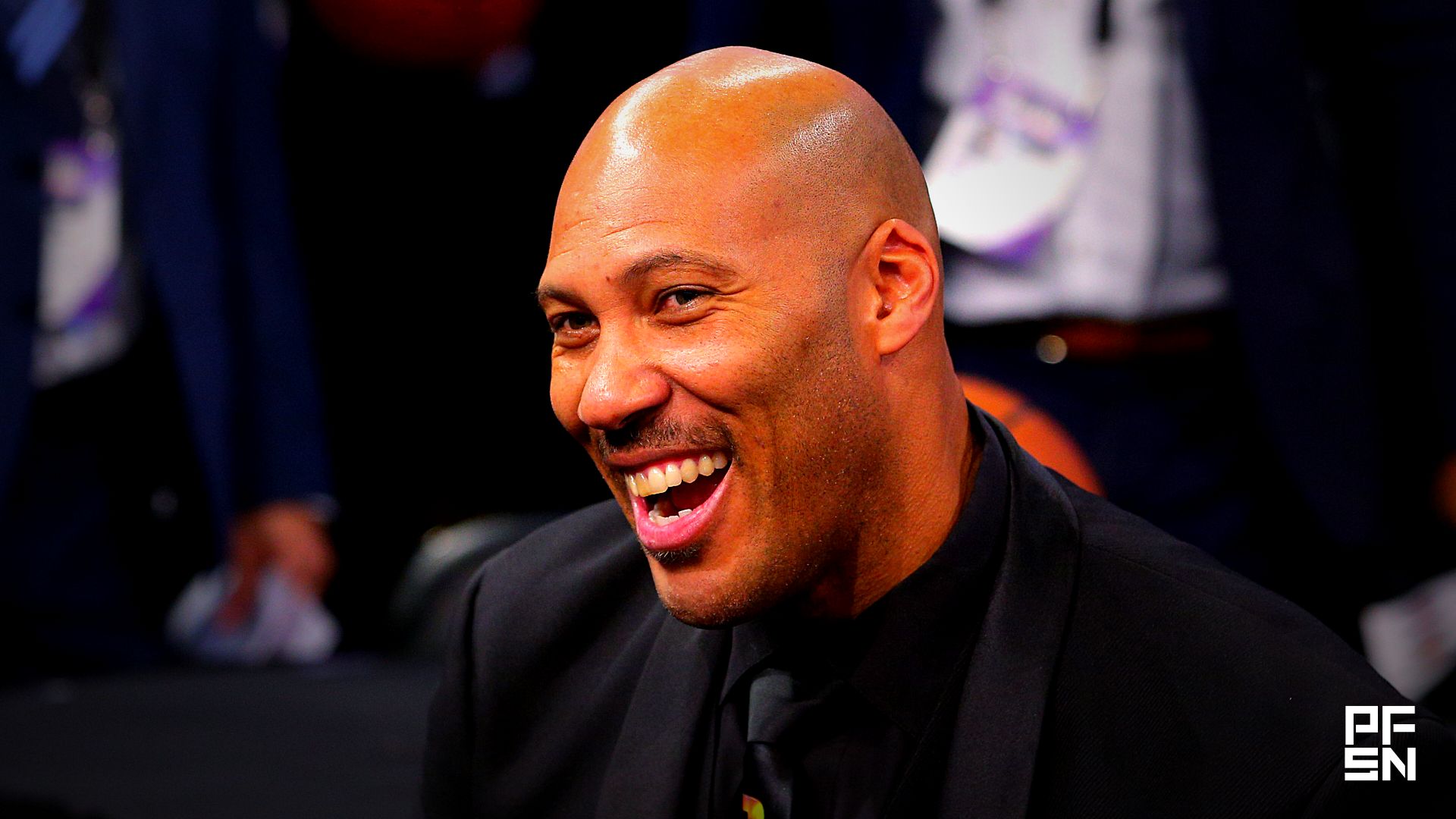 LaVar Ball the father of NBA prospect Lonzo Ball (not pictured) in attendance before the first round of the 2017 NBA Draft at Barclays Center.