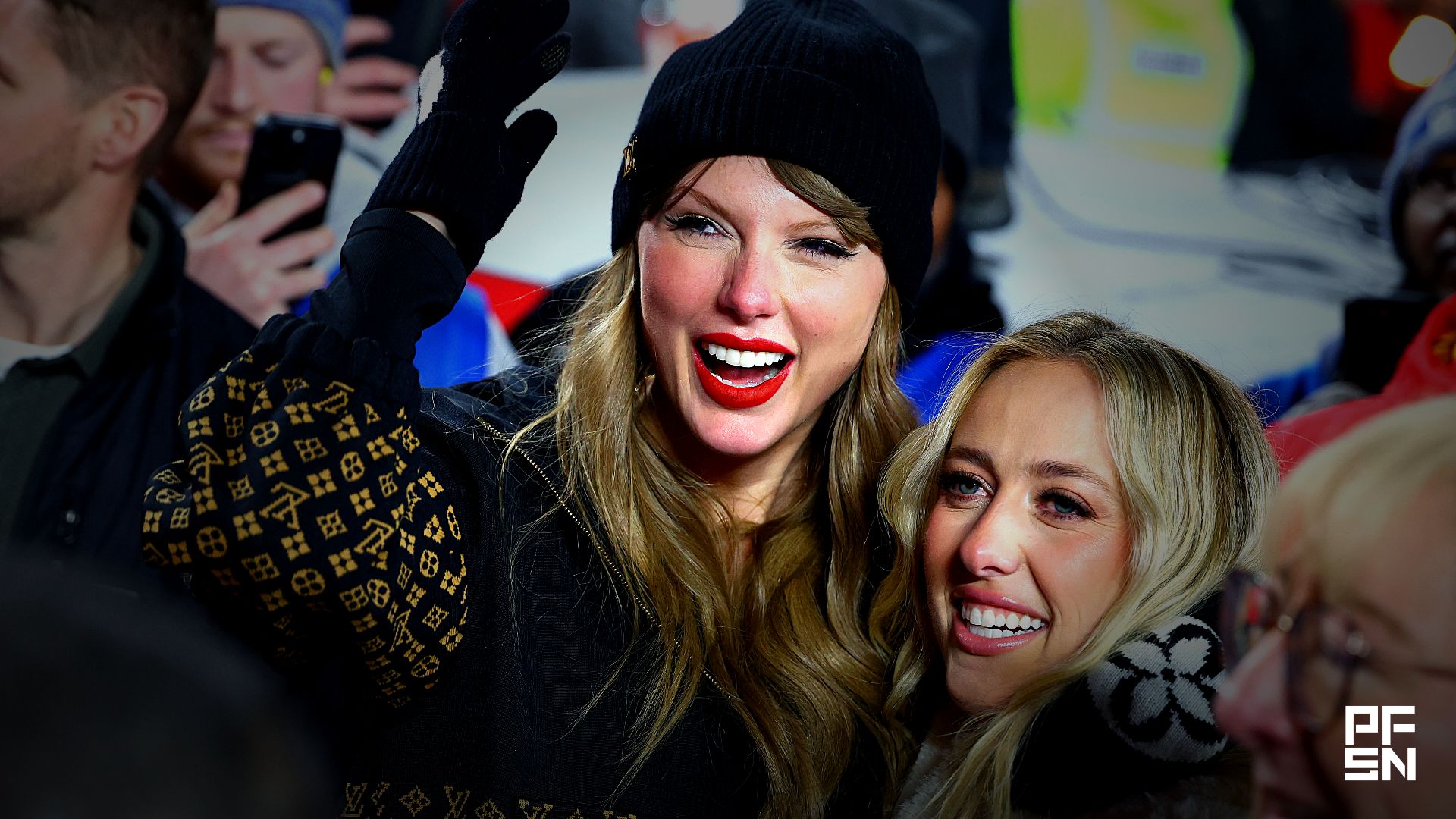 Taylor Swift and Brittany Mahomes (Credit: USA TODAY Sports via Reuters Connect)