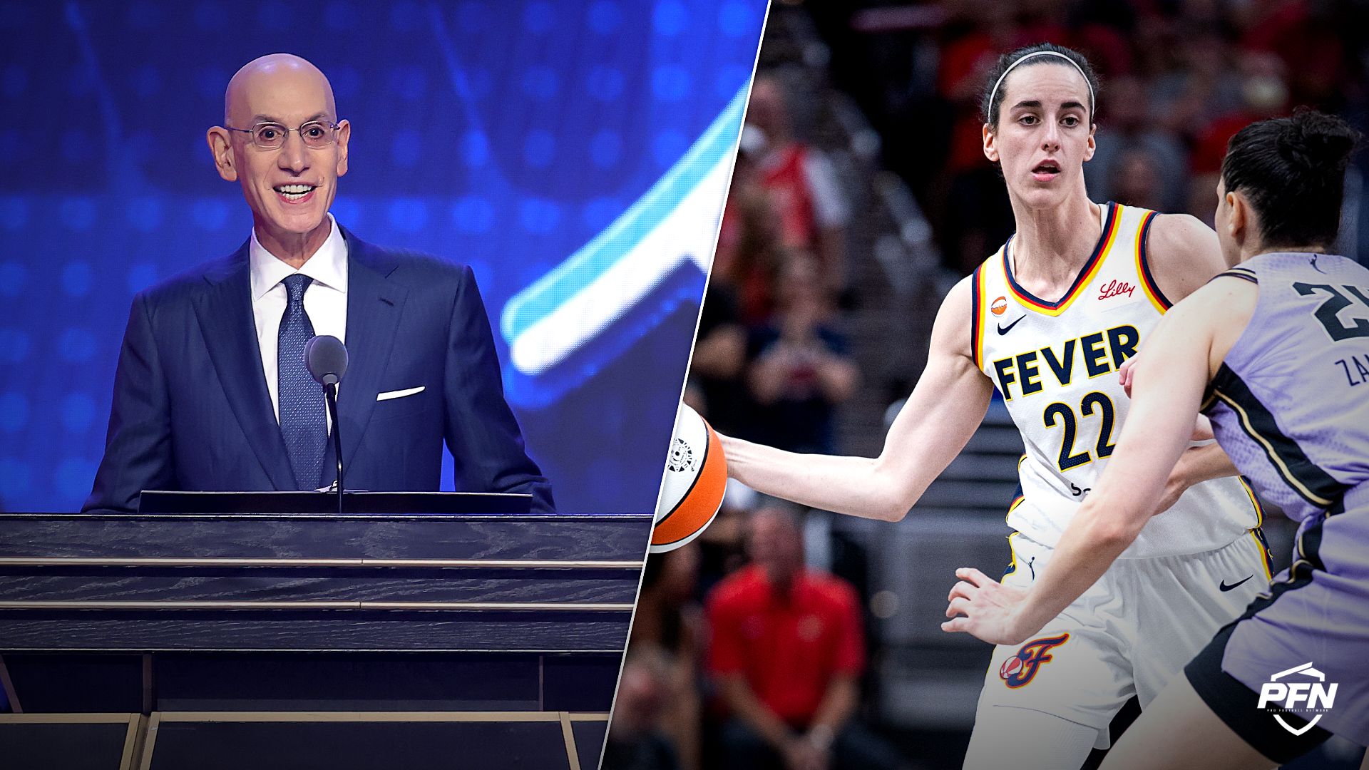 Don’t Even Think It’s Fair to Her’ – Adam Silver Warns Caitlin Clark Incident Against Alyssa Thomas Became a ‘Separate Storyline’